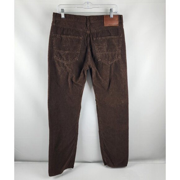 BIG STAR Jeans Mens 34R Brown Division Slim Fit Corduroy (34x31) - Picture 8 of 11